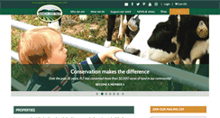 Desktop Screenshot of franklinlandtrust.org